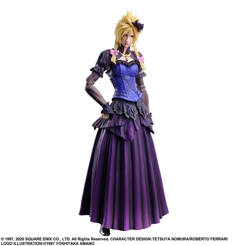 Final Fantasy VII Remake Play Arts Kai Action Figure Cloud Strife Dress Ver. 28