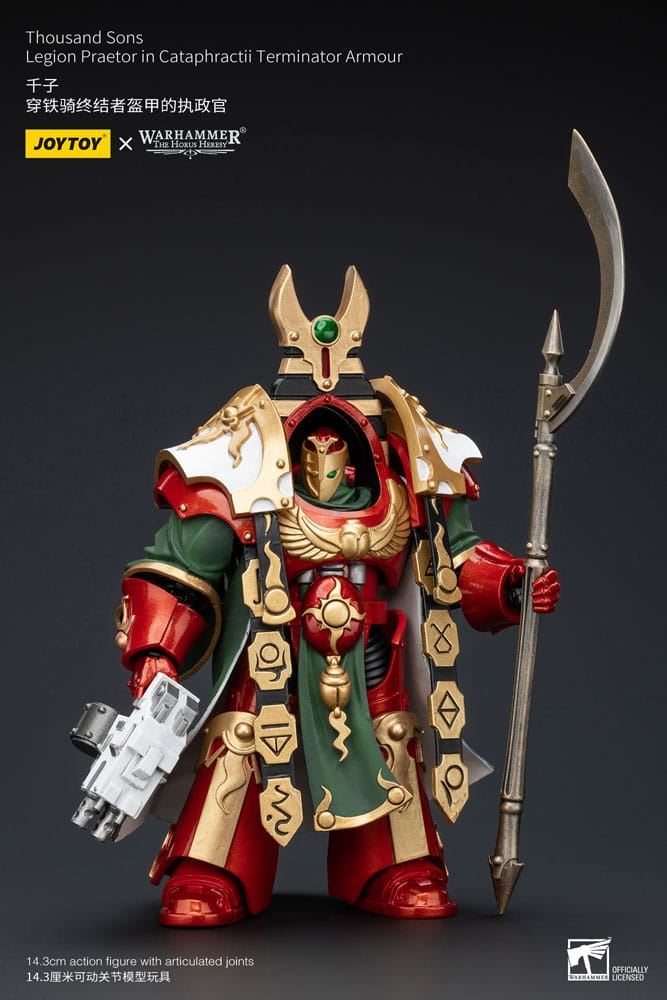 Warhammer The Horus Heresy Action Figure 1/18 Thousand sons Legion Praetor in Ca