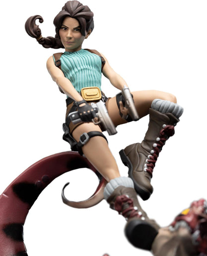 Tomb Raider Mini Epics Vinyl Figure Lara Croft & Raptor 24 cm