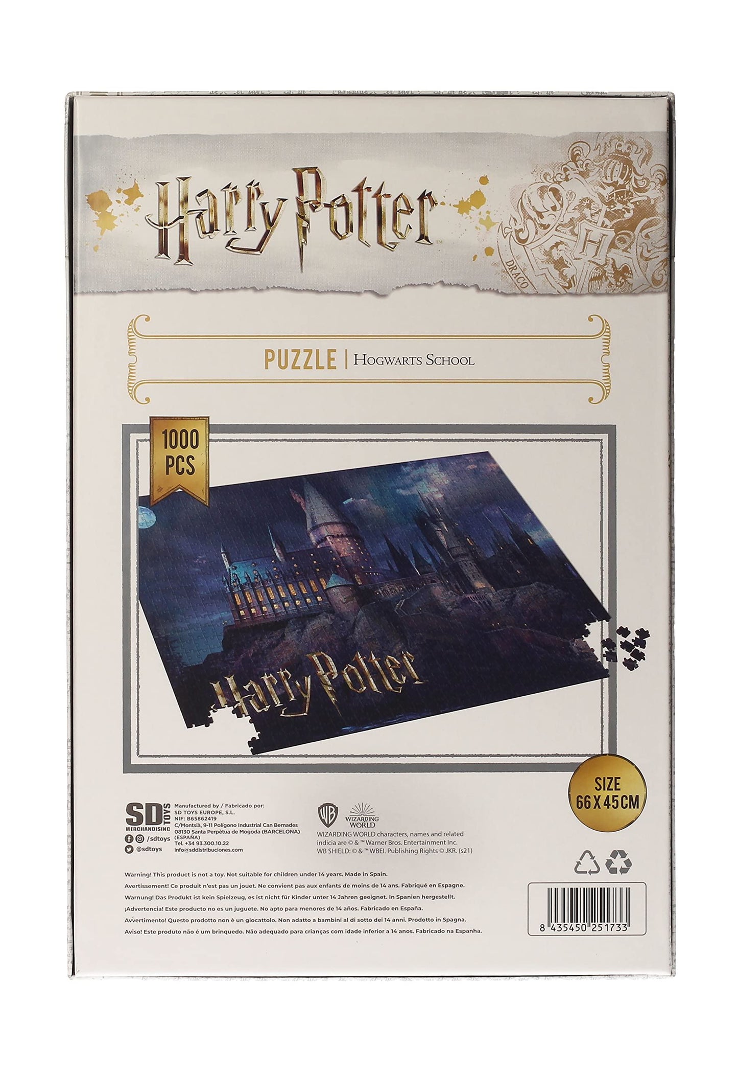 Harry Potter Jigsaw Puzzle Hogwarts School (1000 pieces)