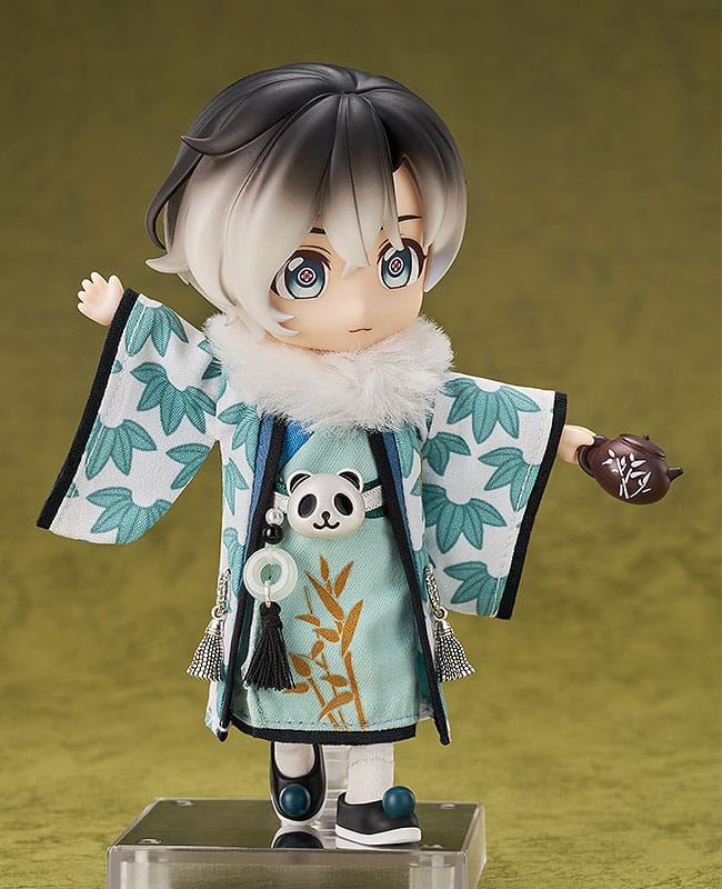 Original Character Nendoroid Figure Chinese-Style Panda Mahjong Laurier 14cm