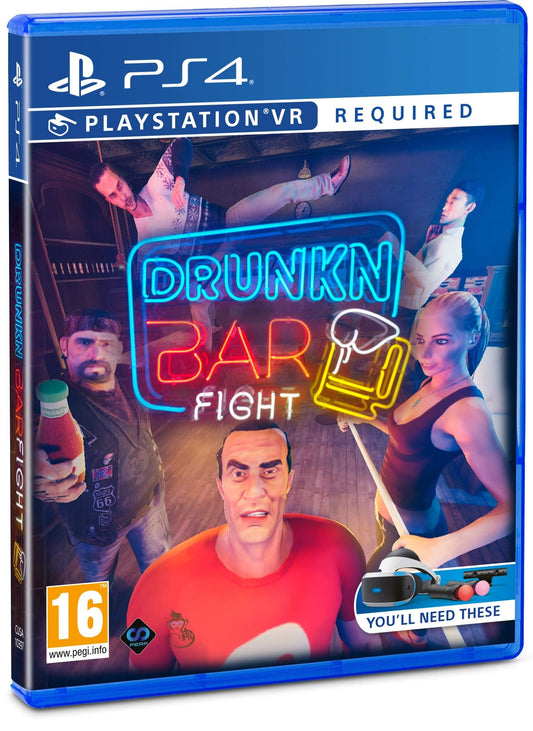 Drunkn Bar Fight (For Playstation VR) /PS4 *New & Sealed*