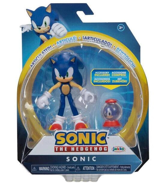 Sonic the Hedgehog Jakks 4 Inch Action Figure 1-Up Item Box Rare New