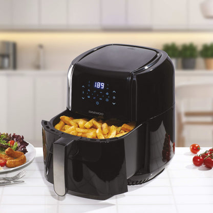Daewoo 5.5 Litre Digital Air Fryer (Black) (UK Plug) /Kitchen