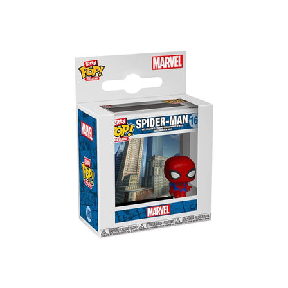 Spider-Man Bitty POP! Deluxe Vinyl Figure Spider-Man(Cityscape Display 12 2,5cm