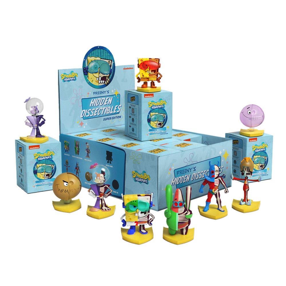 Spongebob Squarepants Blind Box Hidden Dissectibles Series 04 (Super ed.) Displa