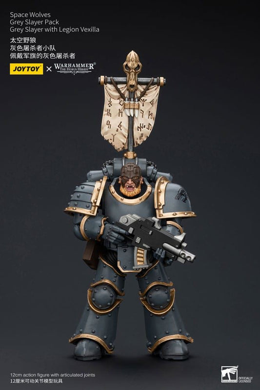 Warhammer The Horus Heresy Action Figure 1/18 Space Wolves Grey Slayer Pack Grey