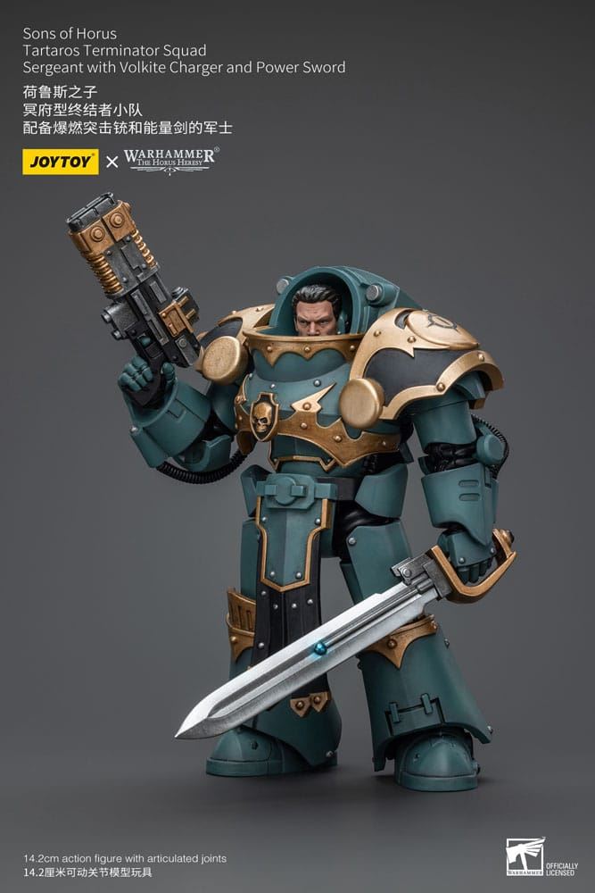 Warhammer Horus Heresy Tartaros Terminator Squad Sergeant Volkite 12cm