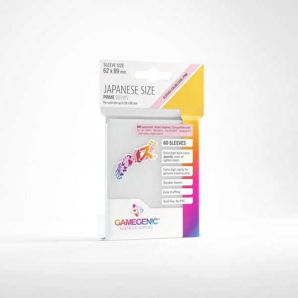UNIT Gamegenic Prime Japanese Sized Sleeves White (60 ct.)
