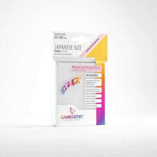 UNIT Gamegenic Prime Japanese Sized Sleeves White (60 ct.)