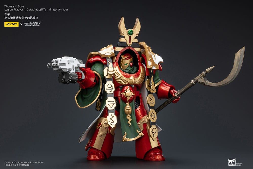 Warhammer The Horus Heresy Action Figure 1/18 Thousand sons Legion Praetor in Ca