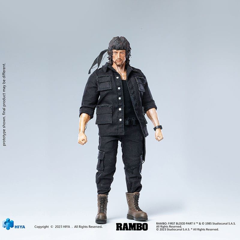 First Blood II Exquisite Super Series 1/12 First Blood II John Rambo 16 cm