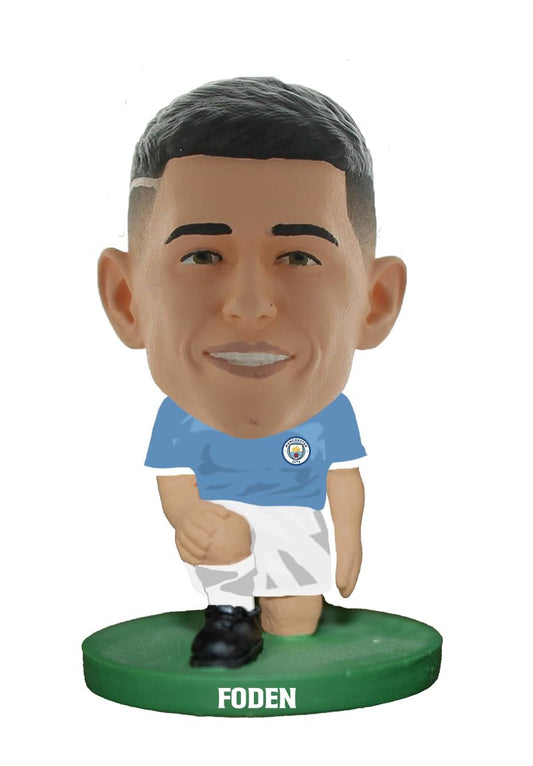 Soccerstarz - Man City Phil Foden - Home Kit (Classic Kit) (Take The Knee Pose)