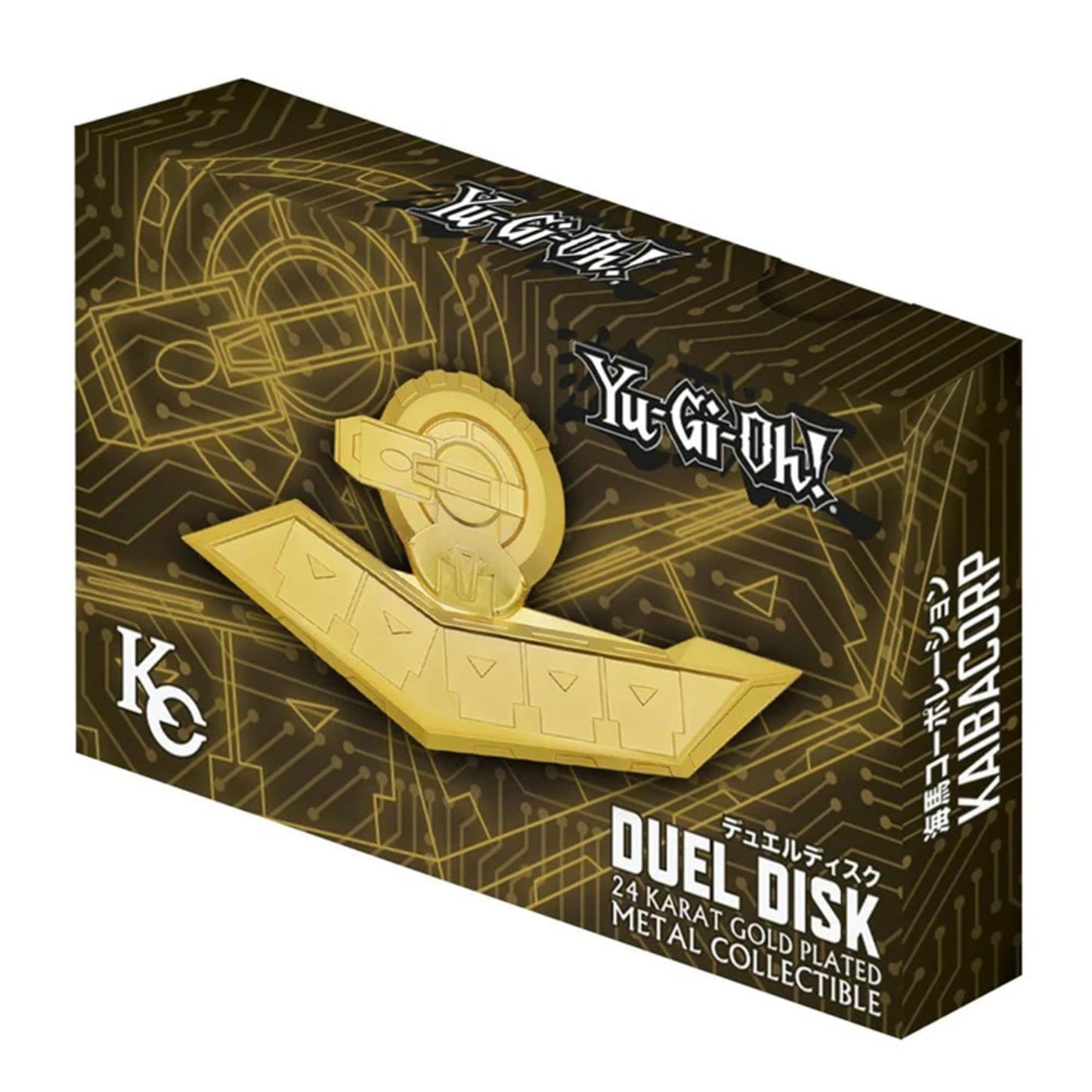 Yu-Gi-Oh! 24K Gold Plated Duel Disk Mini Replica 18 cm