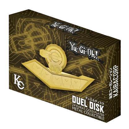 Yu-Gi-Oh! 24K Gold Plated Duel Disk Mini Replica 18 cm