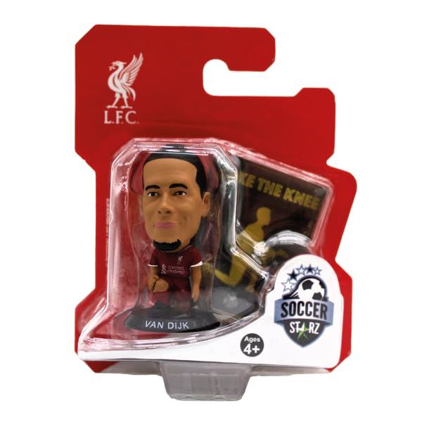 Soccerstarz Liverpool Virgil Van Dijk Home Kit (2024sion) (Take The Knee Pose)