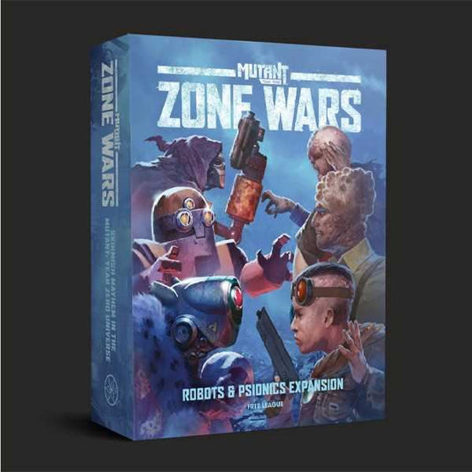 Free League: Mutant Year Zero: Zone Wars - Robots & Psionics Expansion - Boxed M