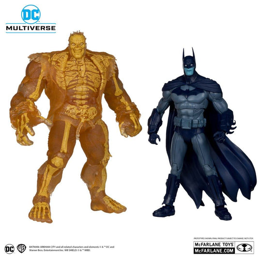 Arham City DC Multiverse Figure 2-Pack Batman & Solomon Grundy Gold Label 18cm