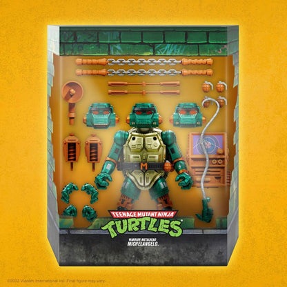 TMNT Ultimates Figure Warrior Metalhead Michelangelo 18cm