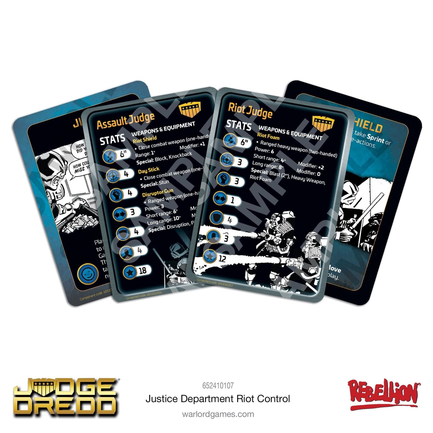 Dredd Justice Dept Riot Contro Indies Merchandise
