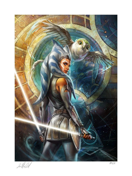 Star Wars: Rebels Art Print Ahsoka Tano and Morai: Old Friends 46 x 61 cm - unfr