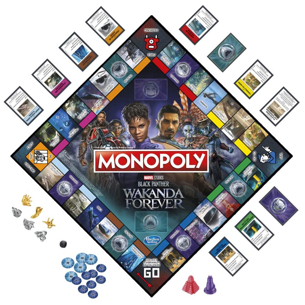 Monopoly - Black Panther Wakanda Forever Edition /Boardgames