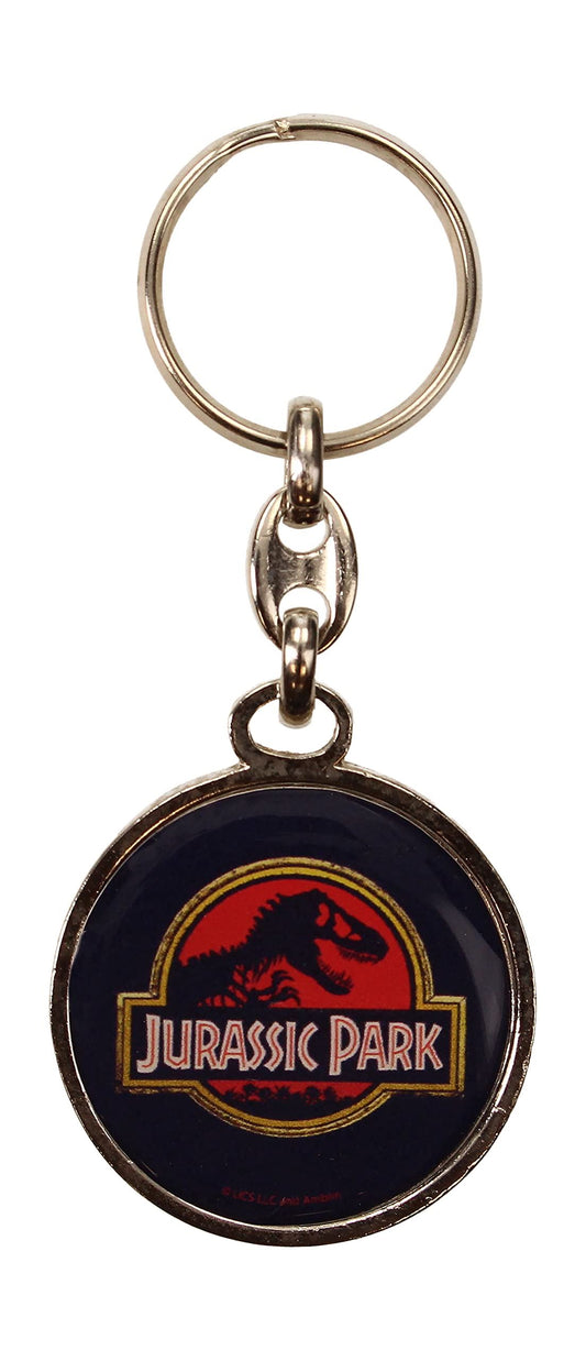 Jurassic Park Metal Keychain Movie Logo 7 cm