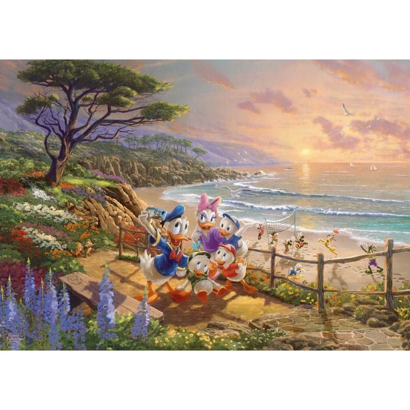 Thomas Kinkade: Disney Donald & Daisy A Duck Day Afternoon (1000pc)