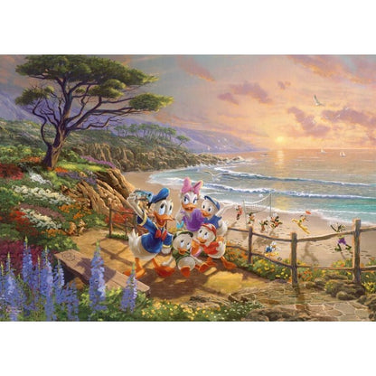 Thomas Kinkade: Disney Donald & Daisy A Duck Day Afternoon (1000pc)