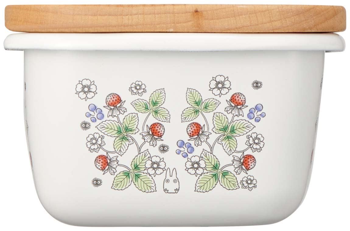 My Neighbor Totoro butter dish with wooden lid Soot Sprites 500 ml