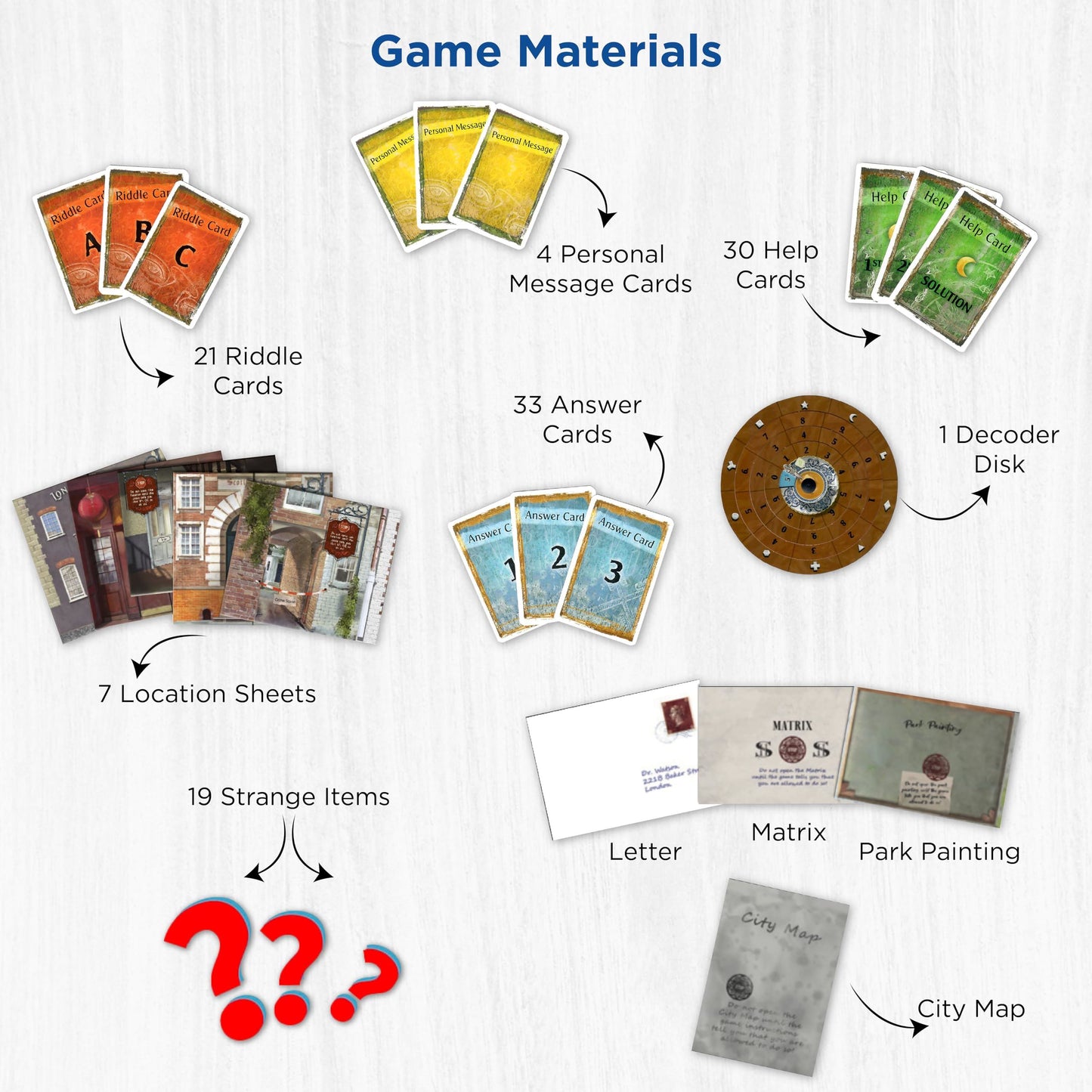 EXiT: The Disappearance of Sherlock Holmes /Boardgames
