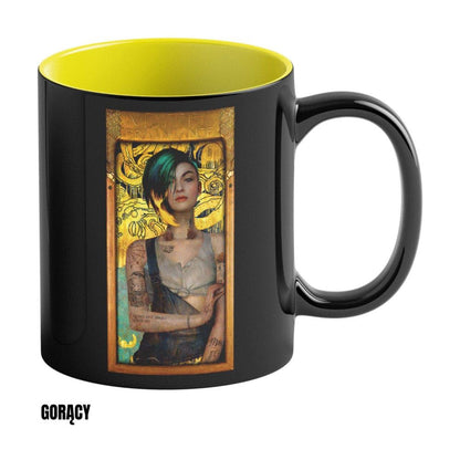 Cyberpunk 2077 Game Art Chronicles Heat Change Mug Judy inspired by Gustav Klimt