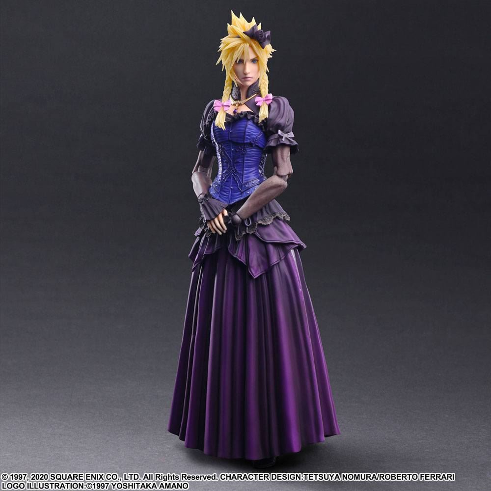 Final Fantasy VII Remake Play Arts Kai Action Figure Cloud Strife Dress Ver. 28