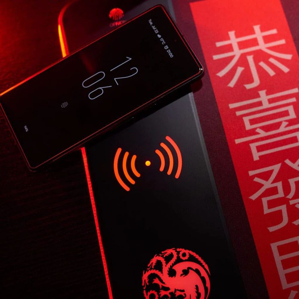 House of the Dragon Mousepad with Mobile Charger