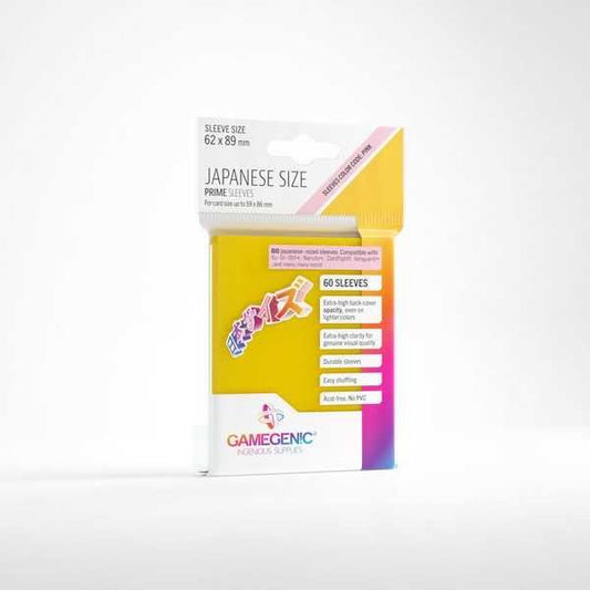UNIT Gamegenic Prime Japanese Sized Sleeves Yellow (60 ct.)