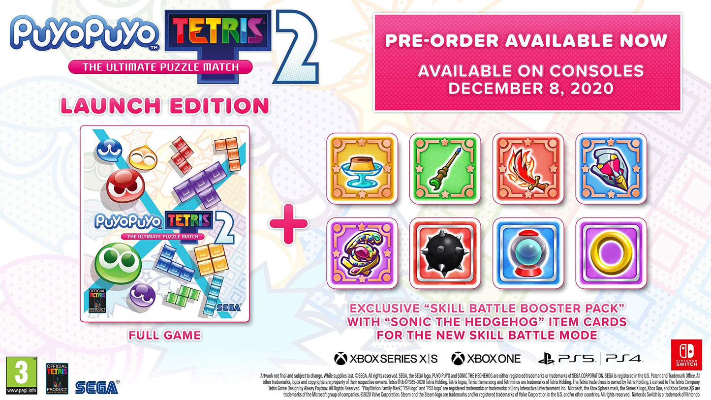 Puyo Puyo Tetris 2  (compatible with Xbox One) /Xbox X *New & Sealed*