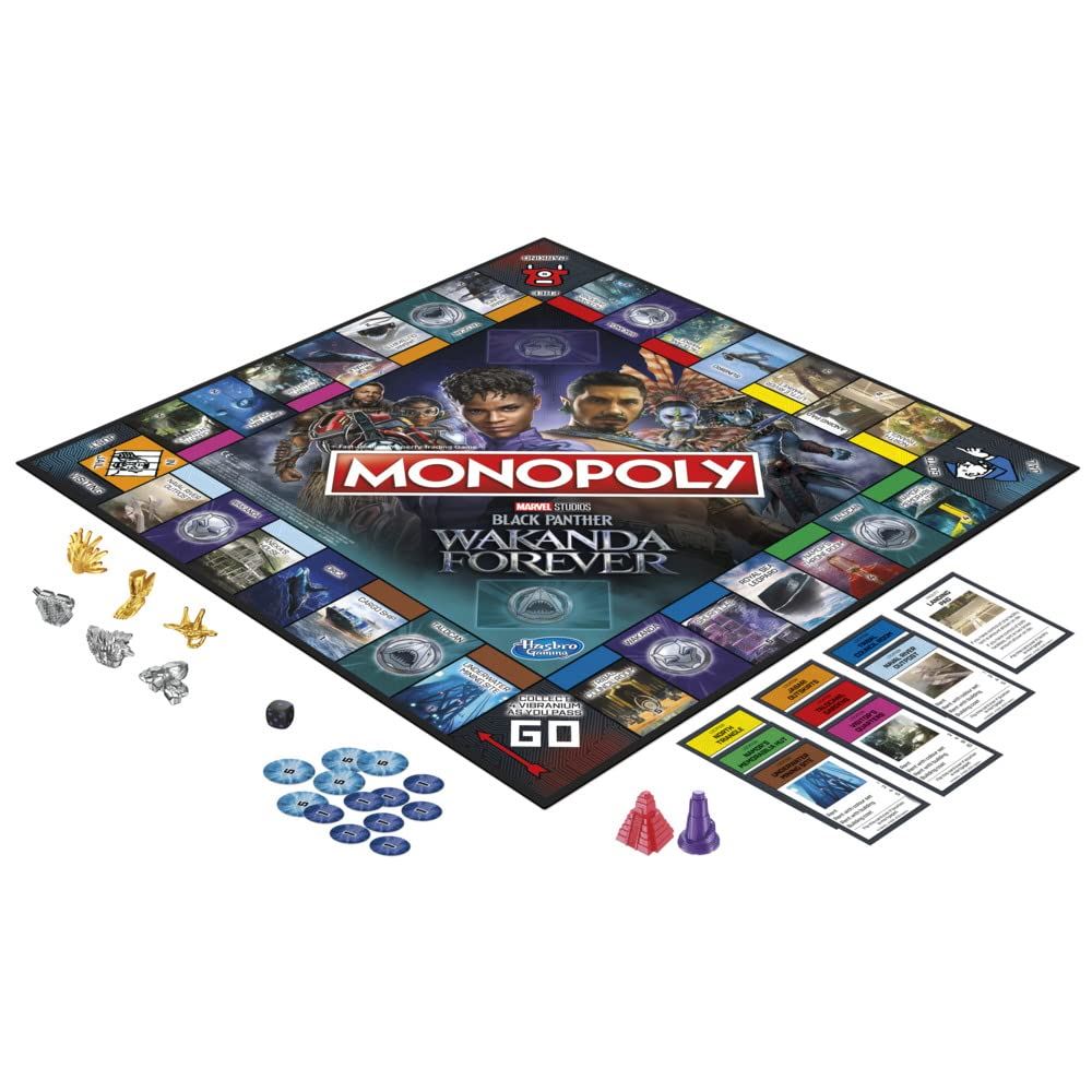 Monopoly - Black Panther Wakanda Forever Edition /Boardgames