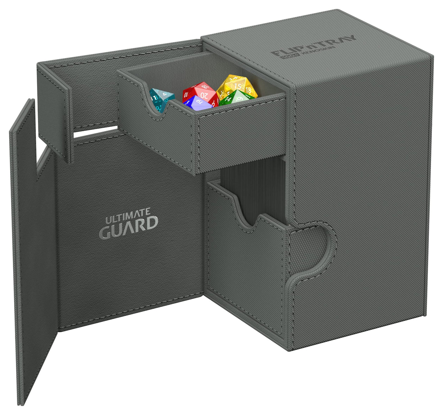 Ultimate Guard Flip`n`Tray 100+ XenoSkin Monocolor Grey