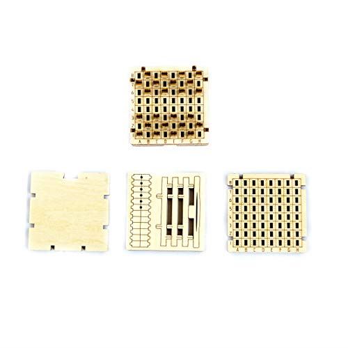 WoodenCity: Wooden Figures (Mini Checkers) /BoardGames