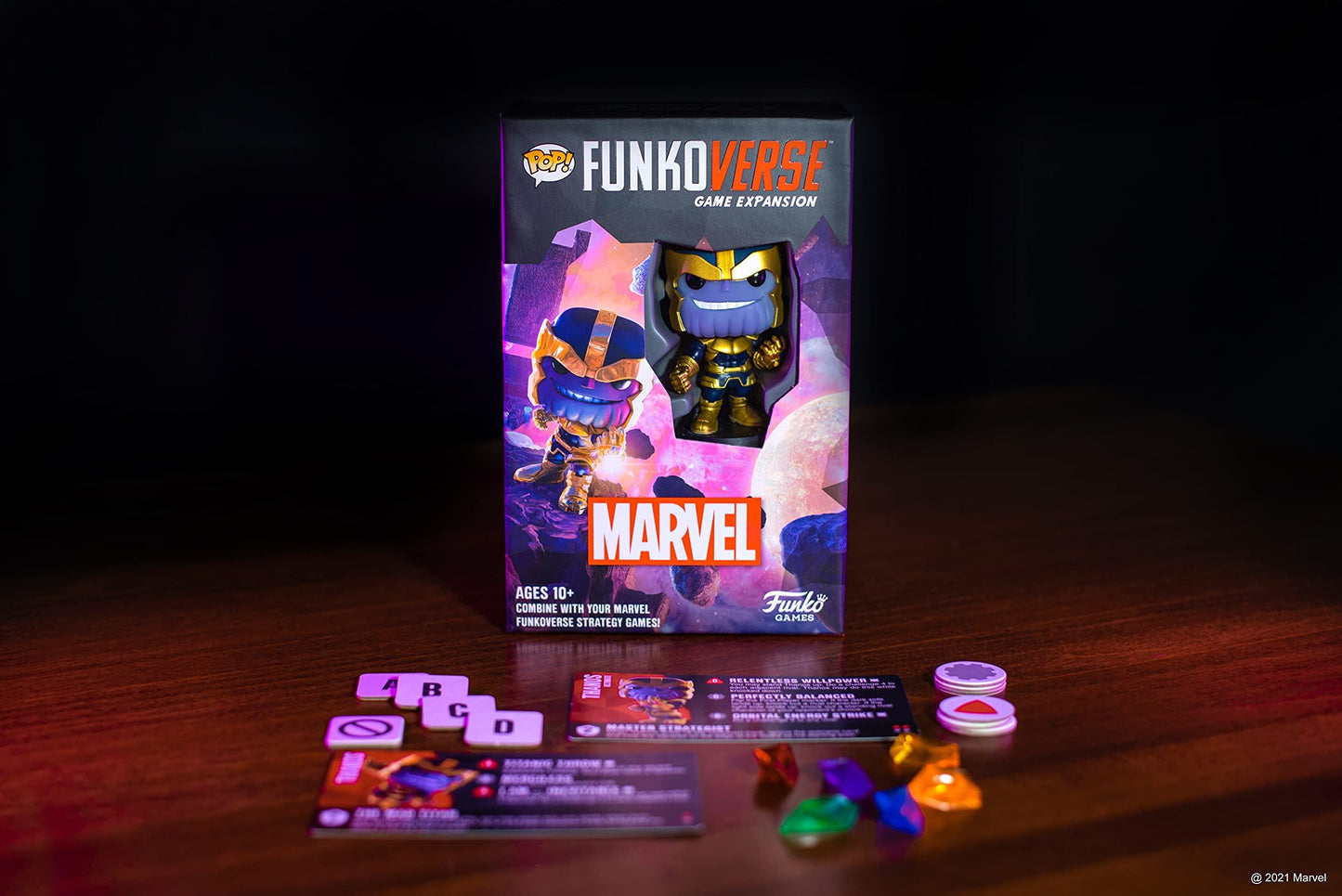 Funko - Funkoverse: Strategy Game (Marvel Thanos 1PK) POP! /Figures