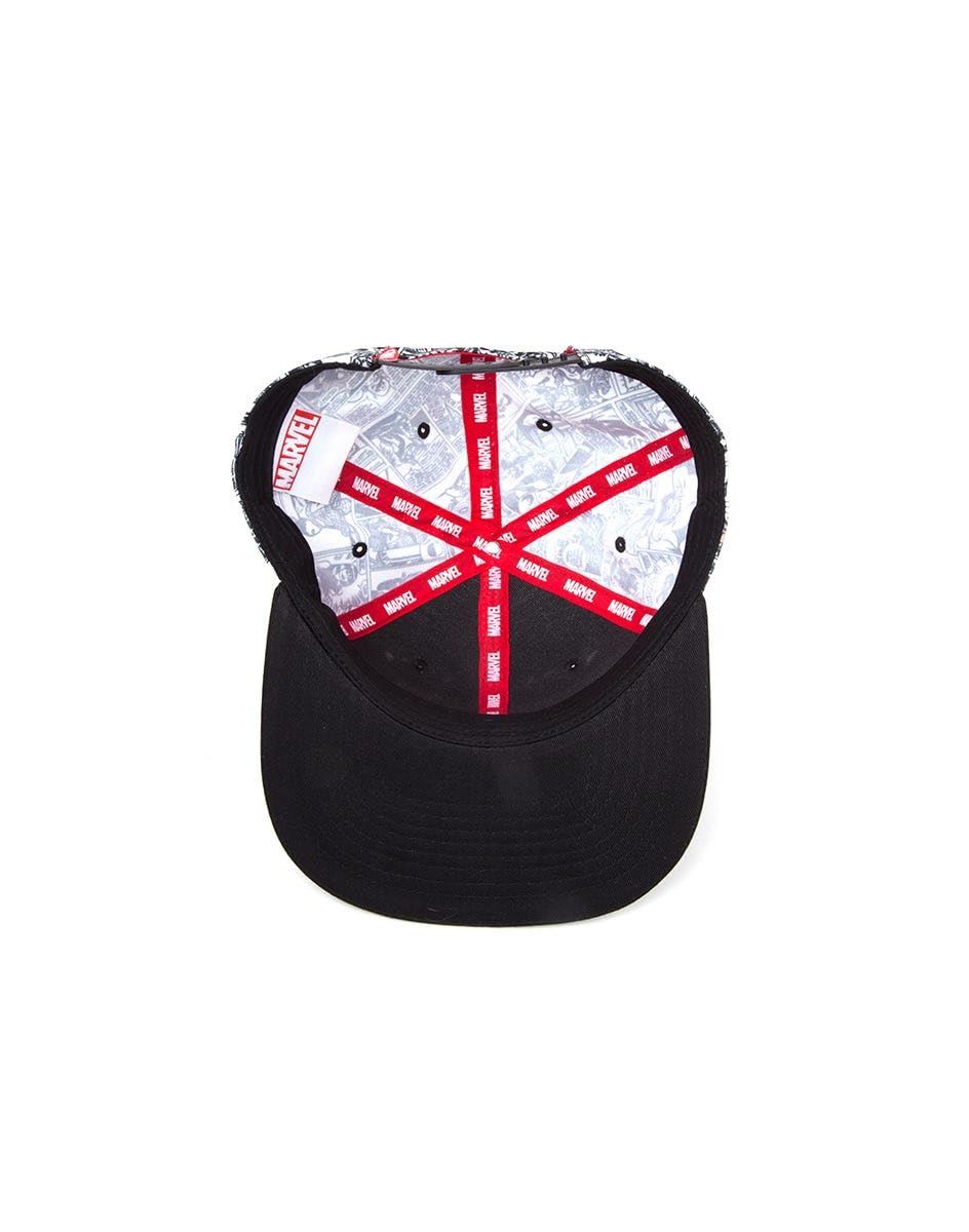 Marvel Comics Snapback Cap Classic Red & White Logo