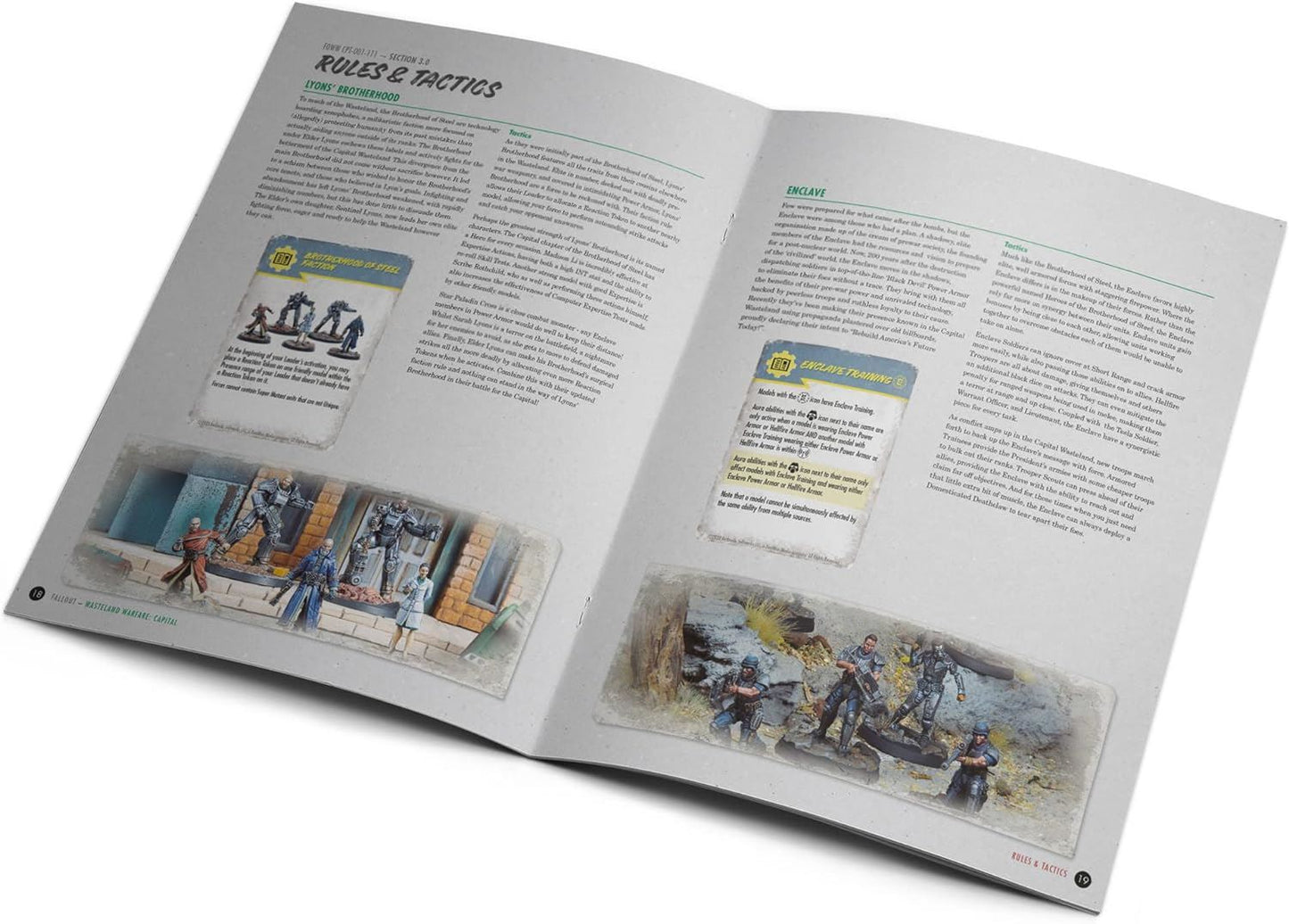 Fallout Wasteland Warfare: Capital Rules Expansion - RPG Book & 135 New Cards