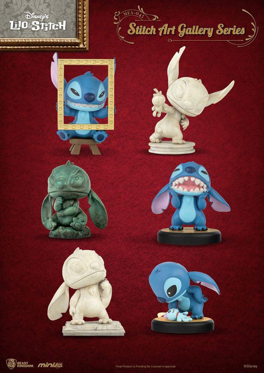 Lilo & Stitch Mini Egg Attack 8 cm Assortment Stitch Art Gallery Series (6)