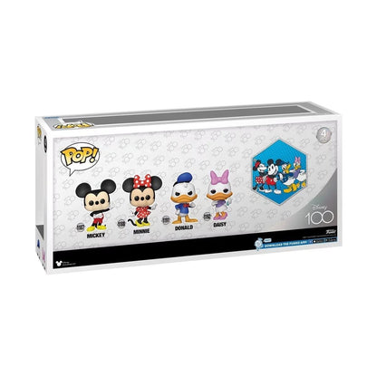 Funko Disney 100 Mickey & Friends 4PK (Mickey, Minnie, Donald, Daisy) POP! Vinyl