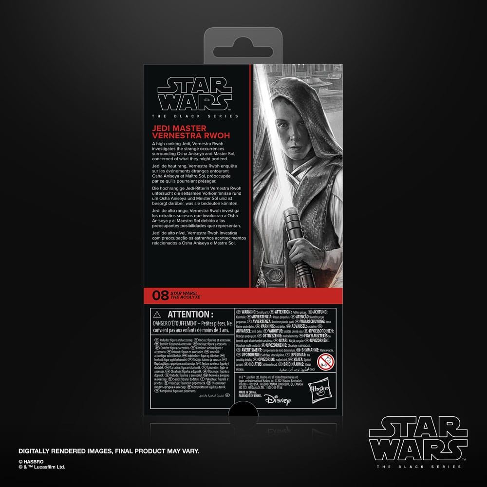 Star Wars: The Acolyte Black Series Action Figure Jedi Master Vernestra Rwoh 15
