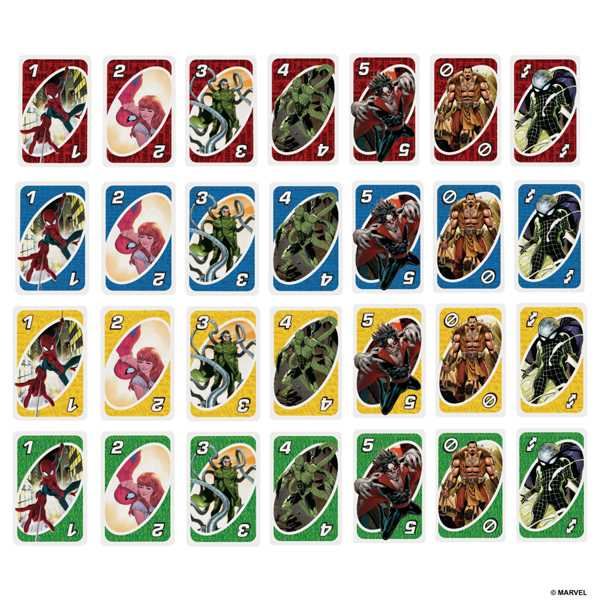 The Amazing Spider-Man Card Game UNO