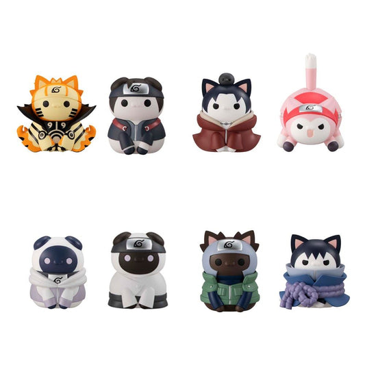 Naruto Shippuden Mega Cat Project Trading Figure 3 cm Nyaruto! Ver. Break out! F