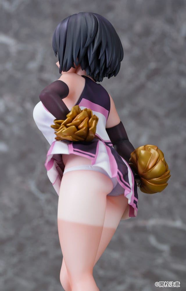 Erotic Gears Statue Cheer Girl Dancing in Her Underwear Because She Forgot Her S