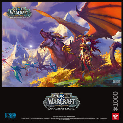 Good Loot Gaming Puzzle World Of Warcraft Dragonflight Alexstrasza 1000pcs Puzzl