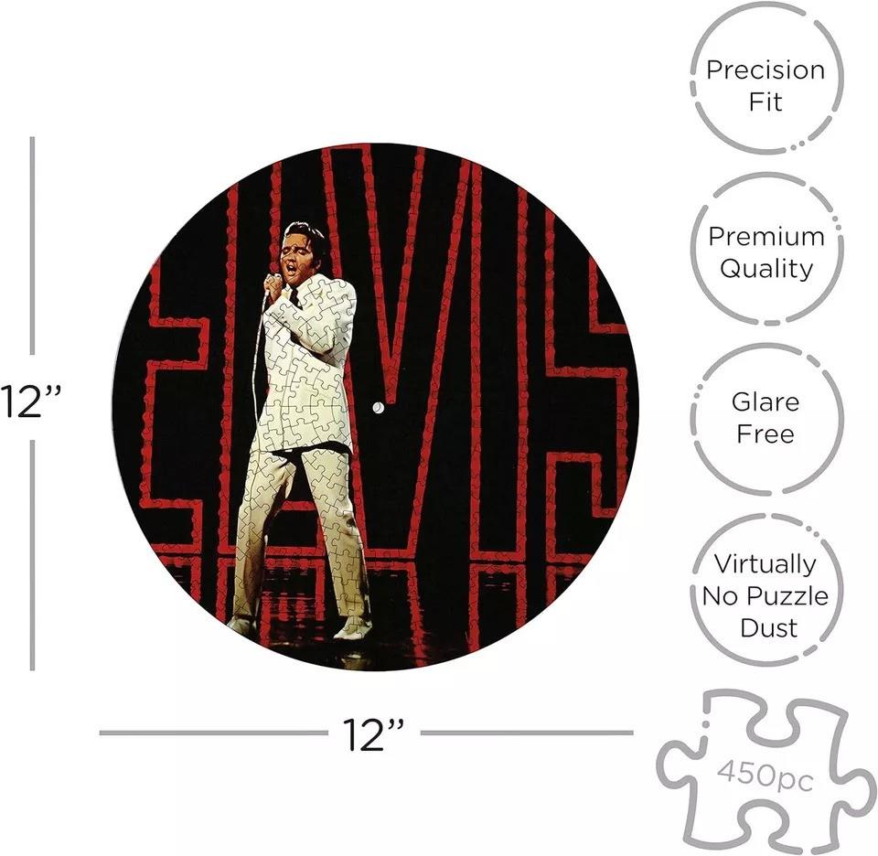 Elvis: '68 Comeback 450 Piece Picture Disc Jigsaw Puzzle